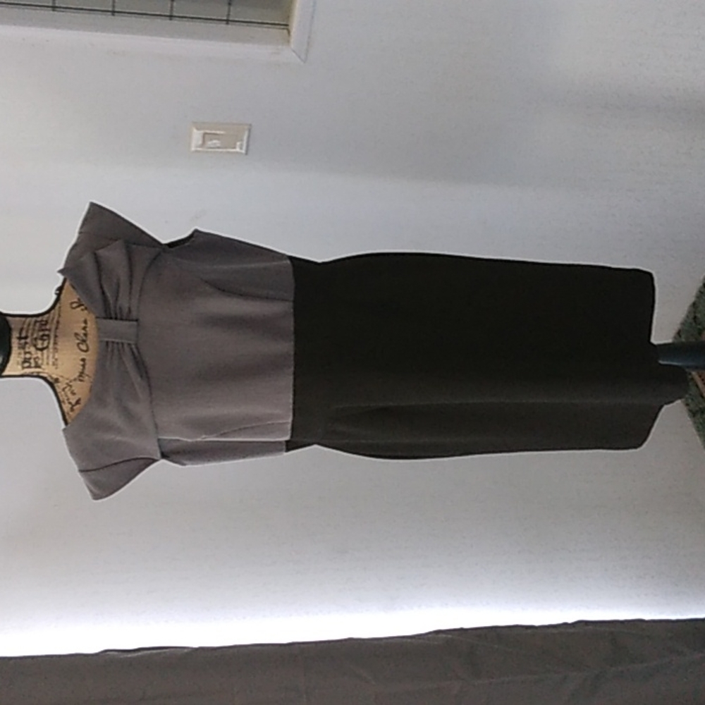 🛑3/$38. OLIVIA MATTHEW'S DRESS SIZE 14 BLACK AND GRAY